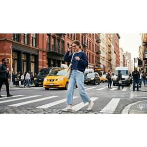 THE GREAT. The Wayne Jean Sz 27 - ✨ Fan Fave ✨ Cropped Wide Leg Raw Hem Denim